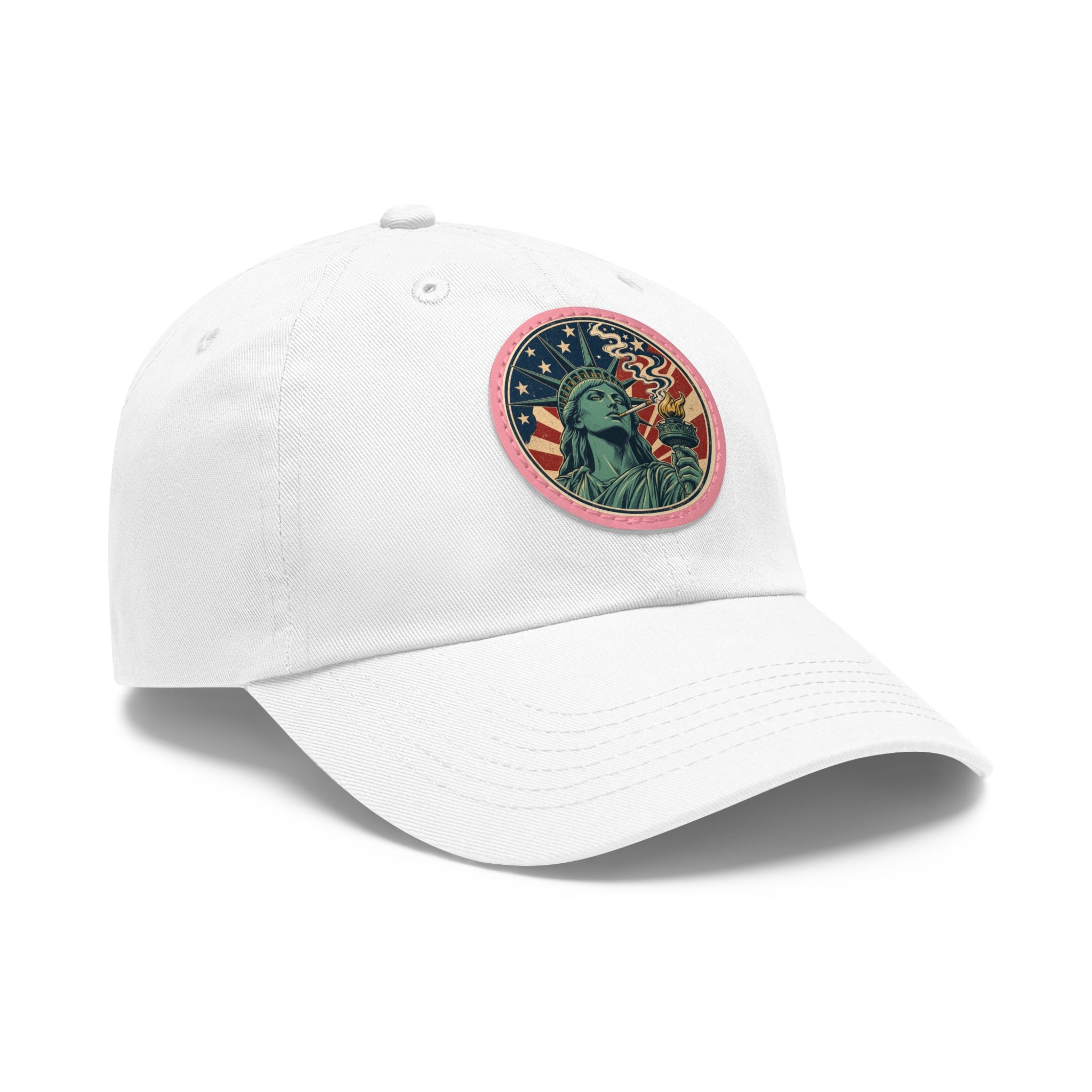 Statue of Liberty Dad Hat | Leather Patch