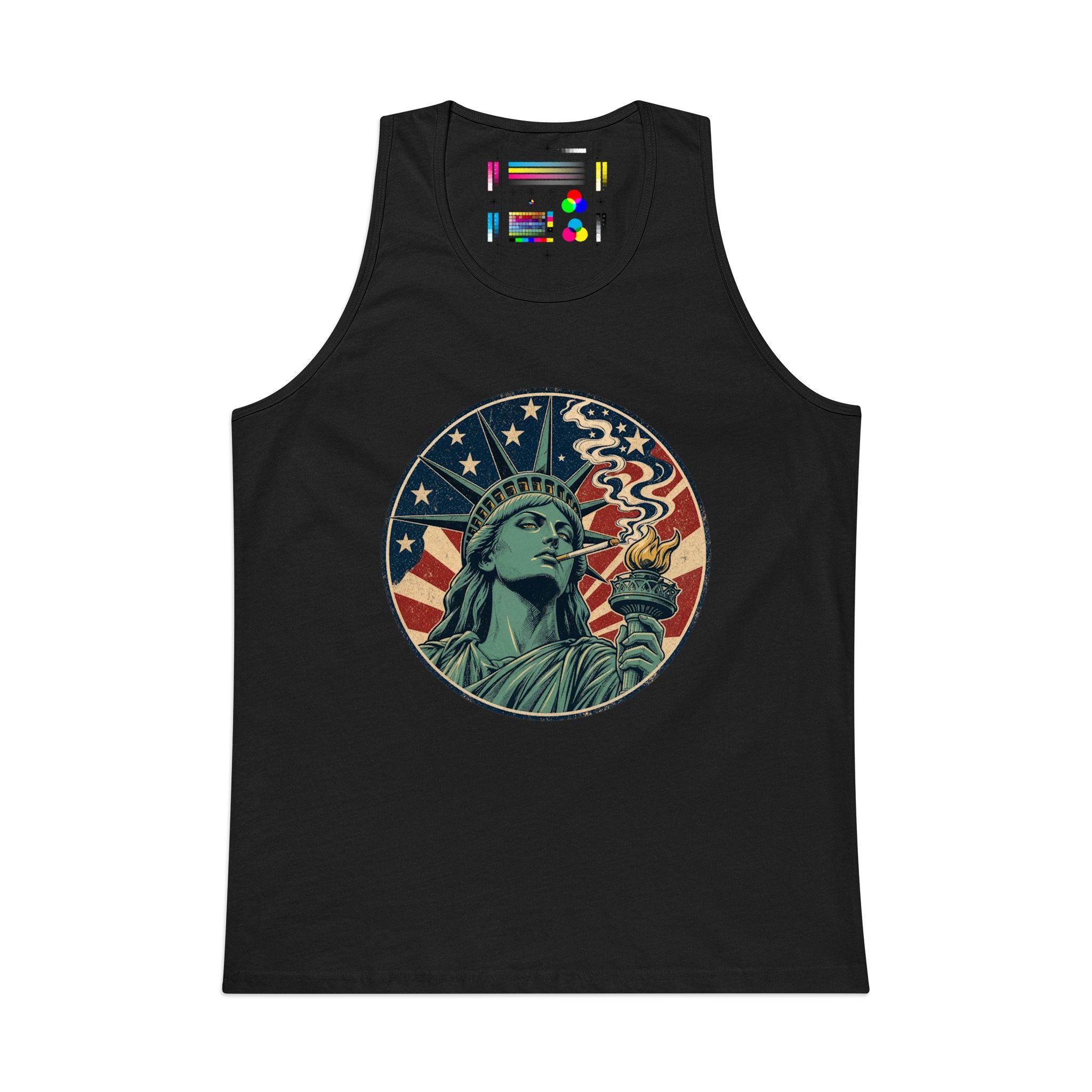 Lady Liberty Tank Top | Patriotic Graphic Tank
