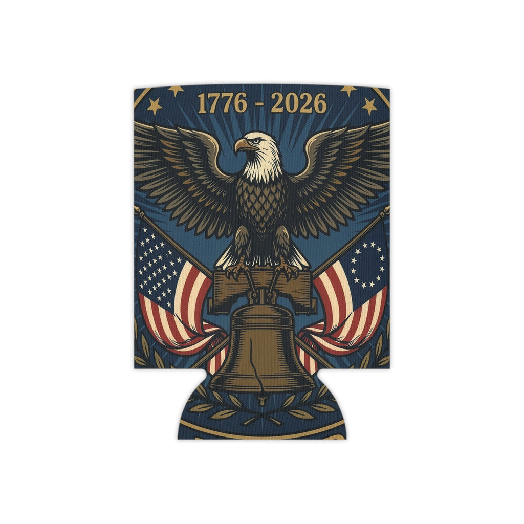 Liberty Eagle Beer Koozie | 250th Anniversary Can Cooler