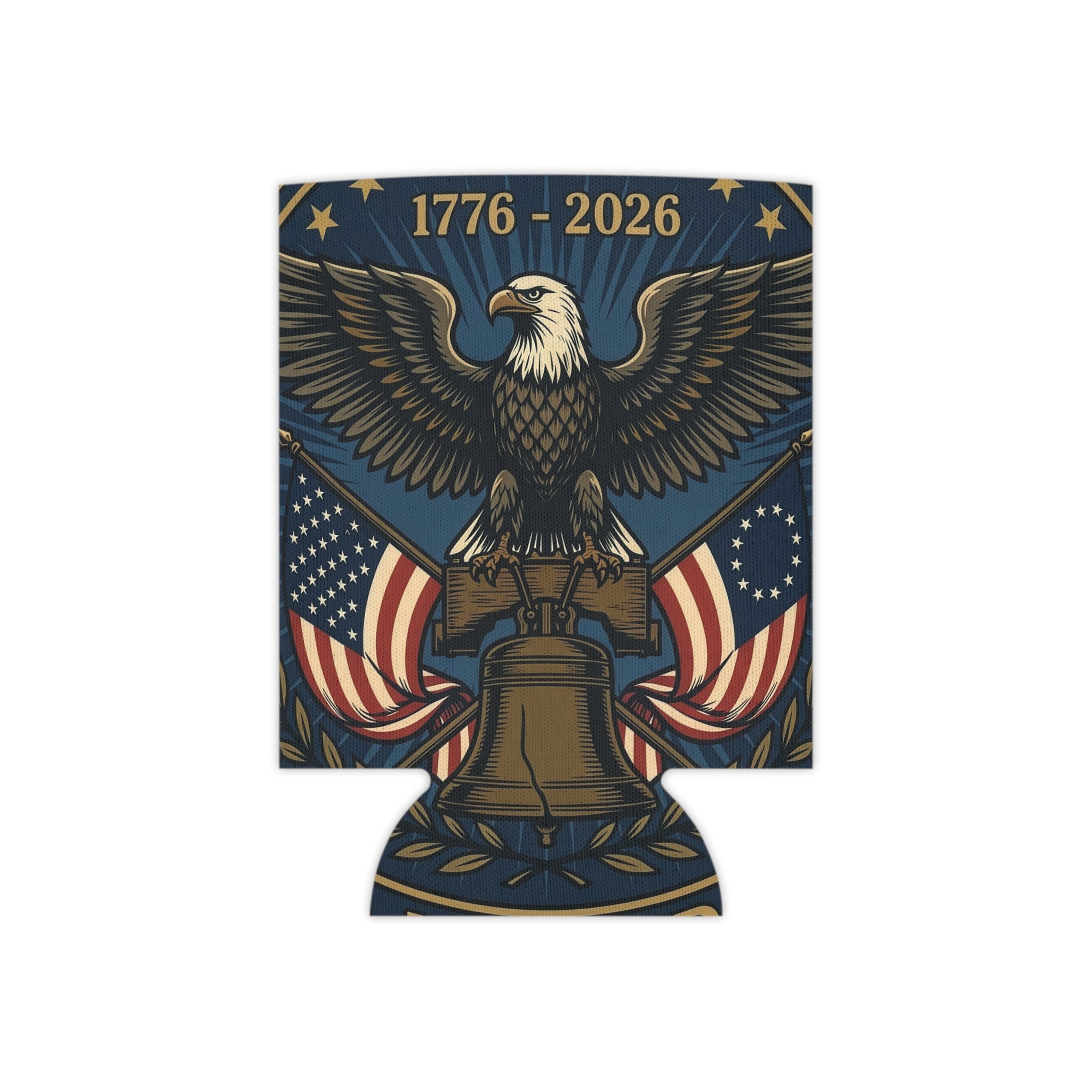 Liberty Eagle Beer Koozie | 250th Anniversary Can Cooler