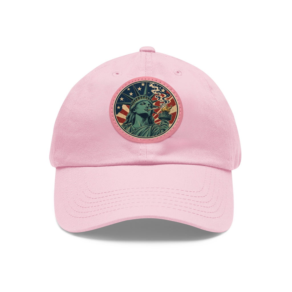 Statue of Liberty Dad Hat | Leather Patch