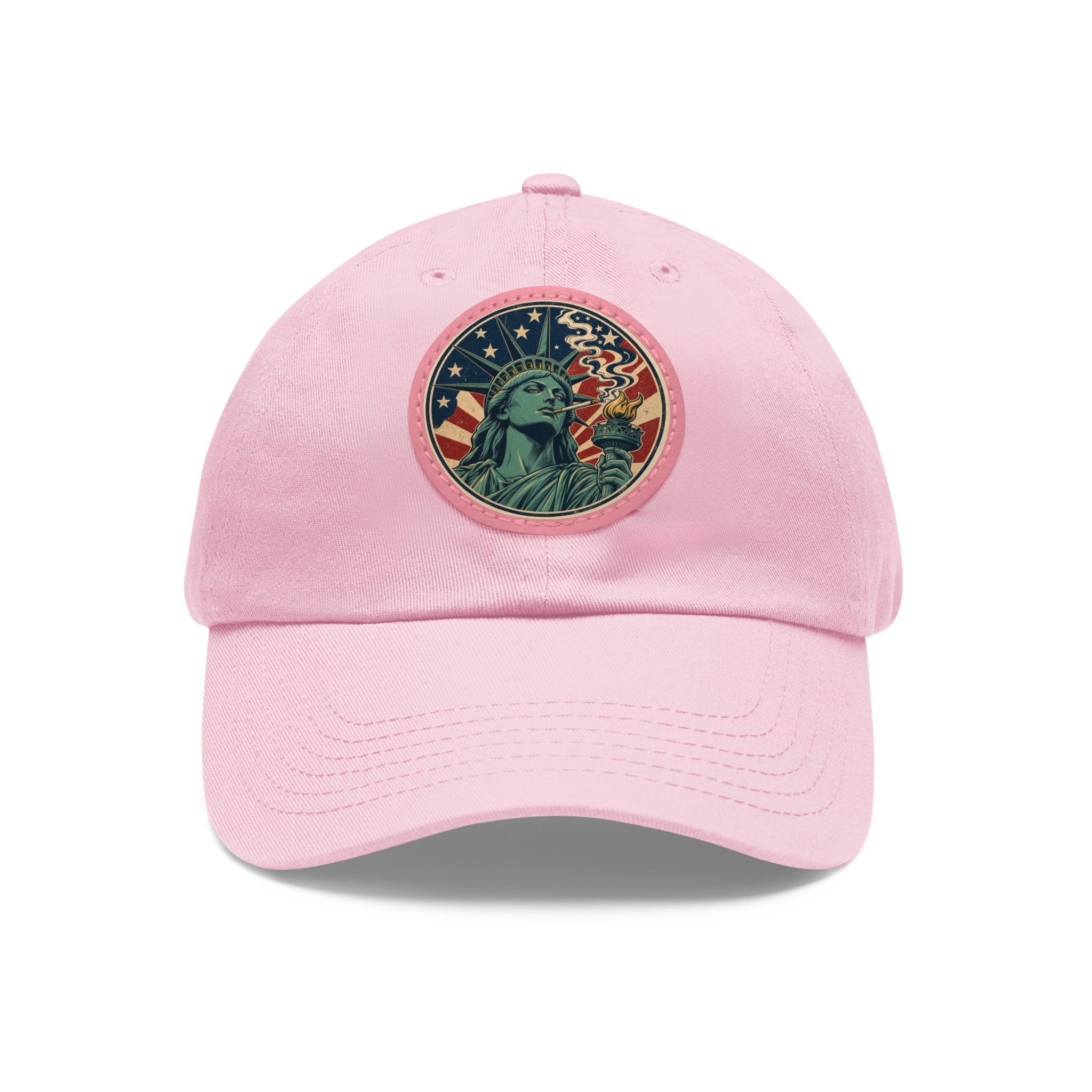 Statue of Liberty Dad Hat | Leather Patch