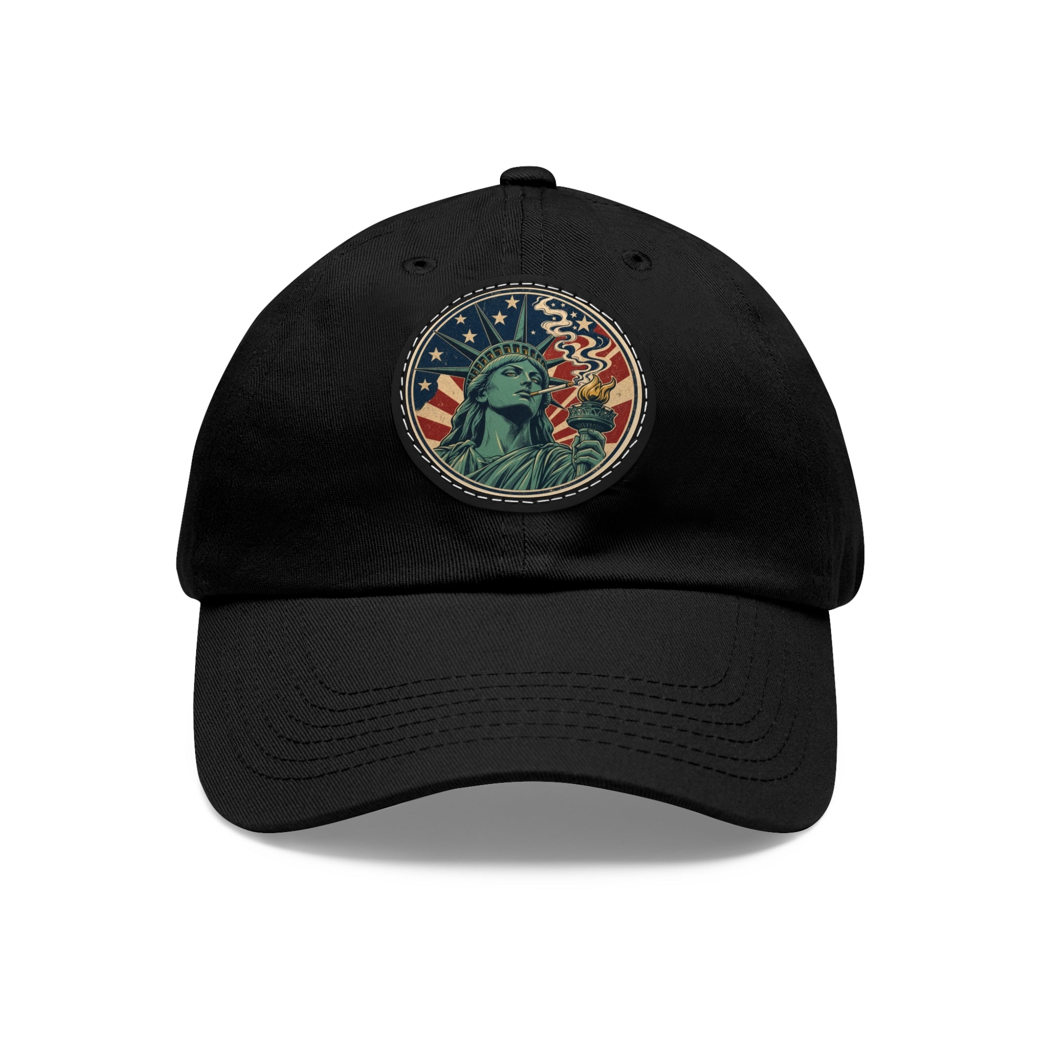 Statue of Liberty Dad Hat | Leather Patch
