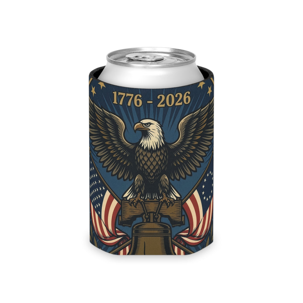 Liberty Eagle Beer Koozie | 250th Anniversary Can Cooler