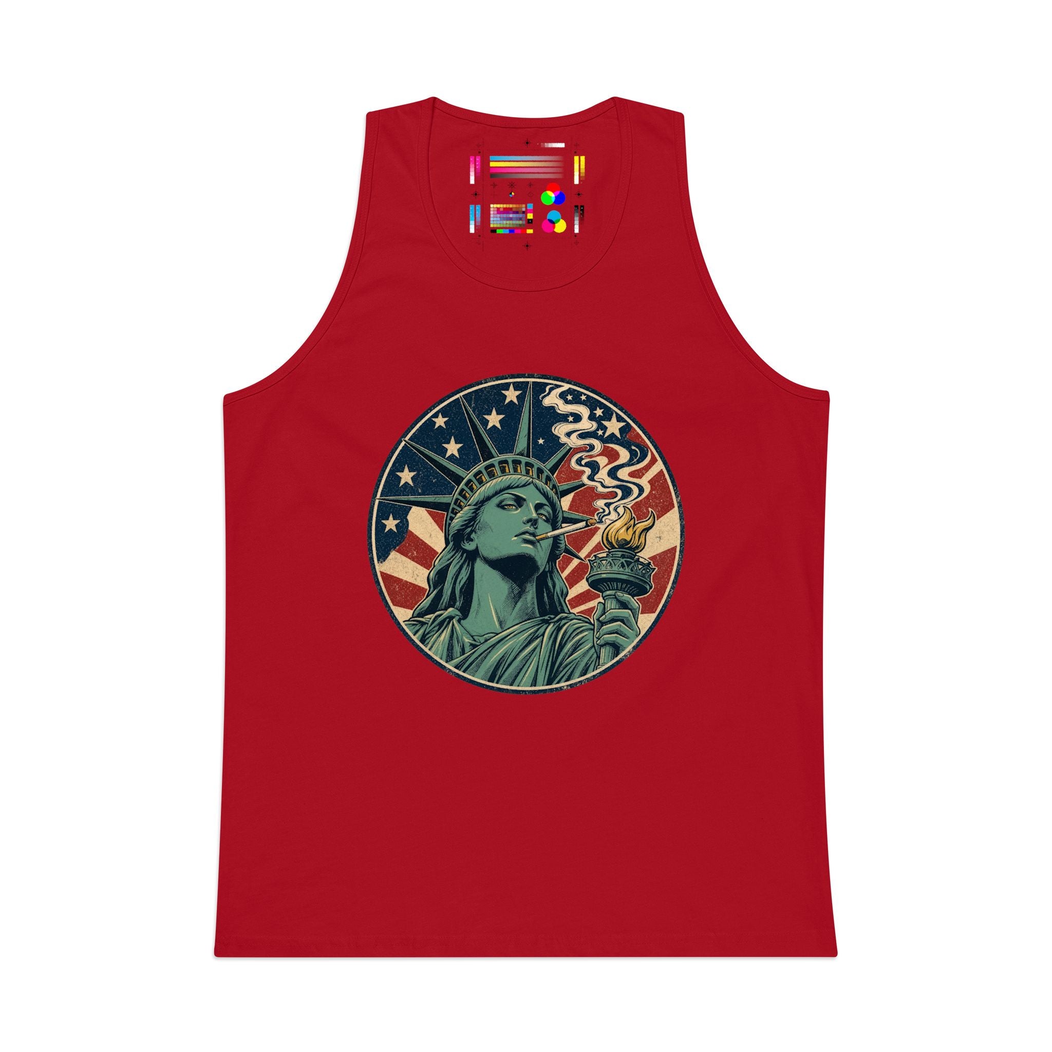 Lady Liberty Tank Top | Patriotic Graphic Tank