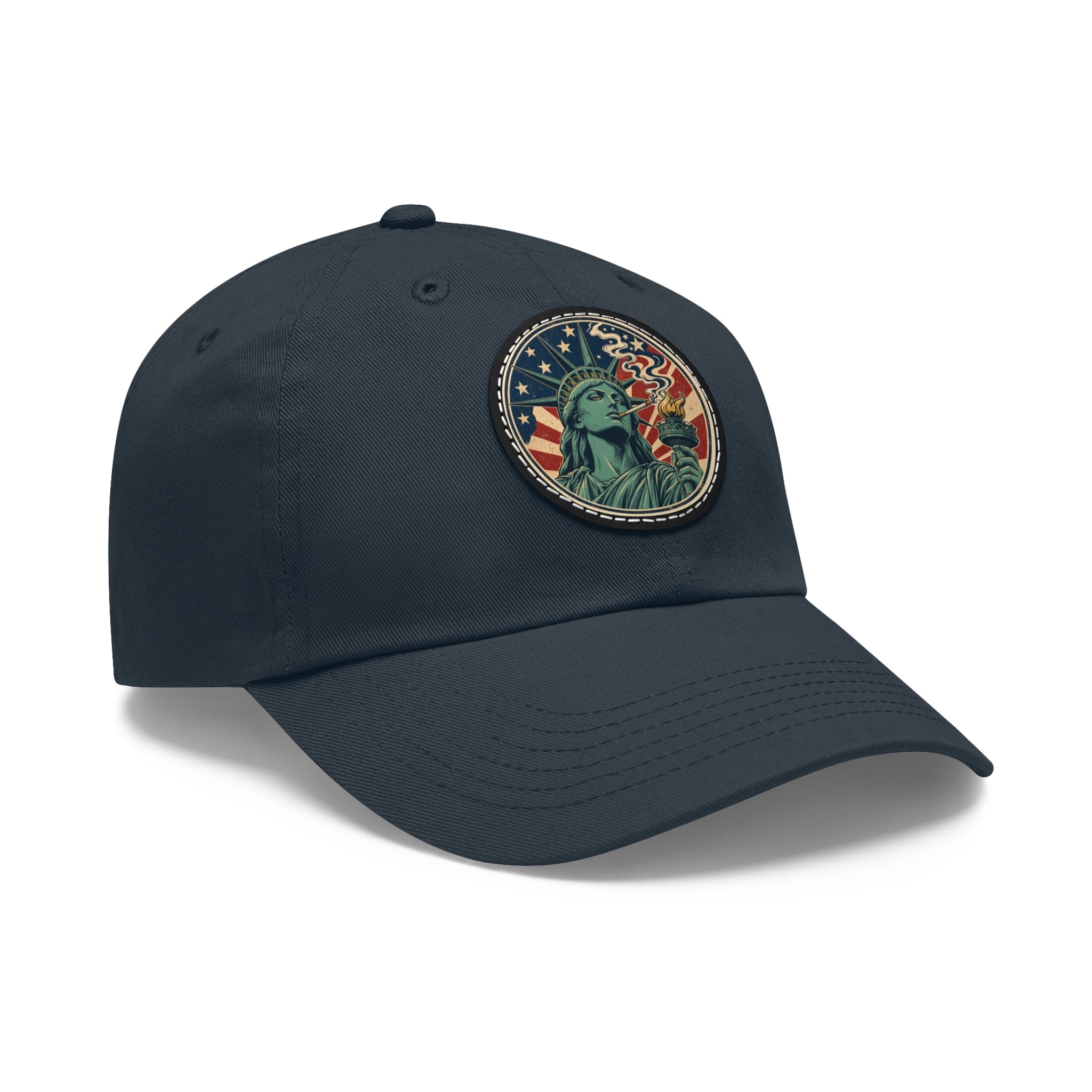 Statue of Liberty Dad Hat | Leather Patch