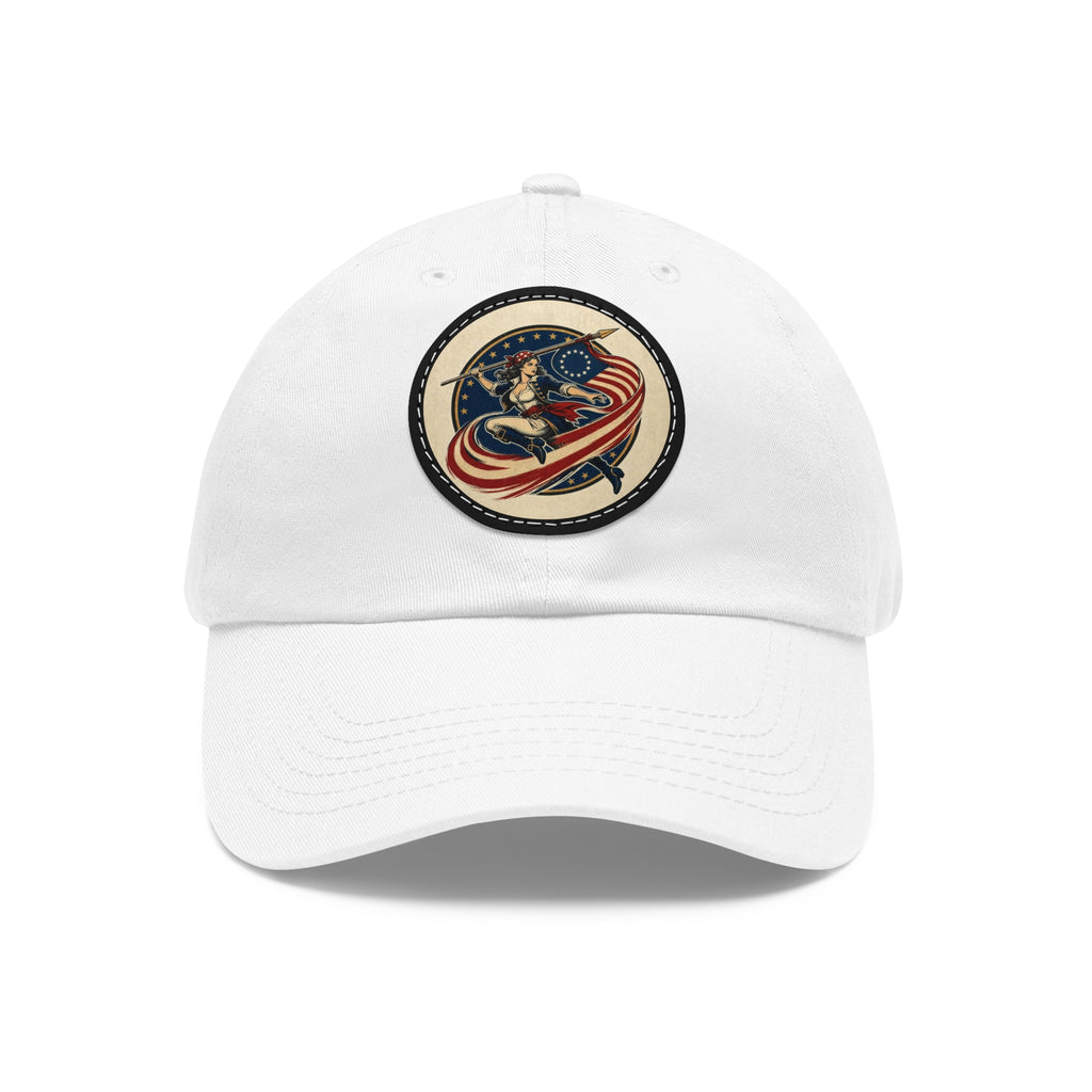 Betsy Ross Dad Hat | Leather Patch