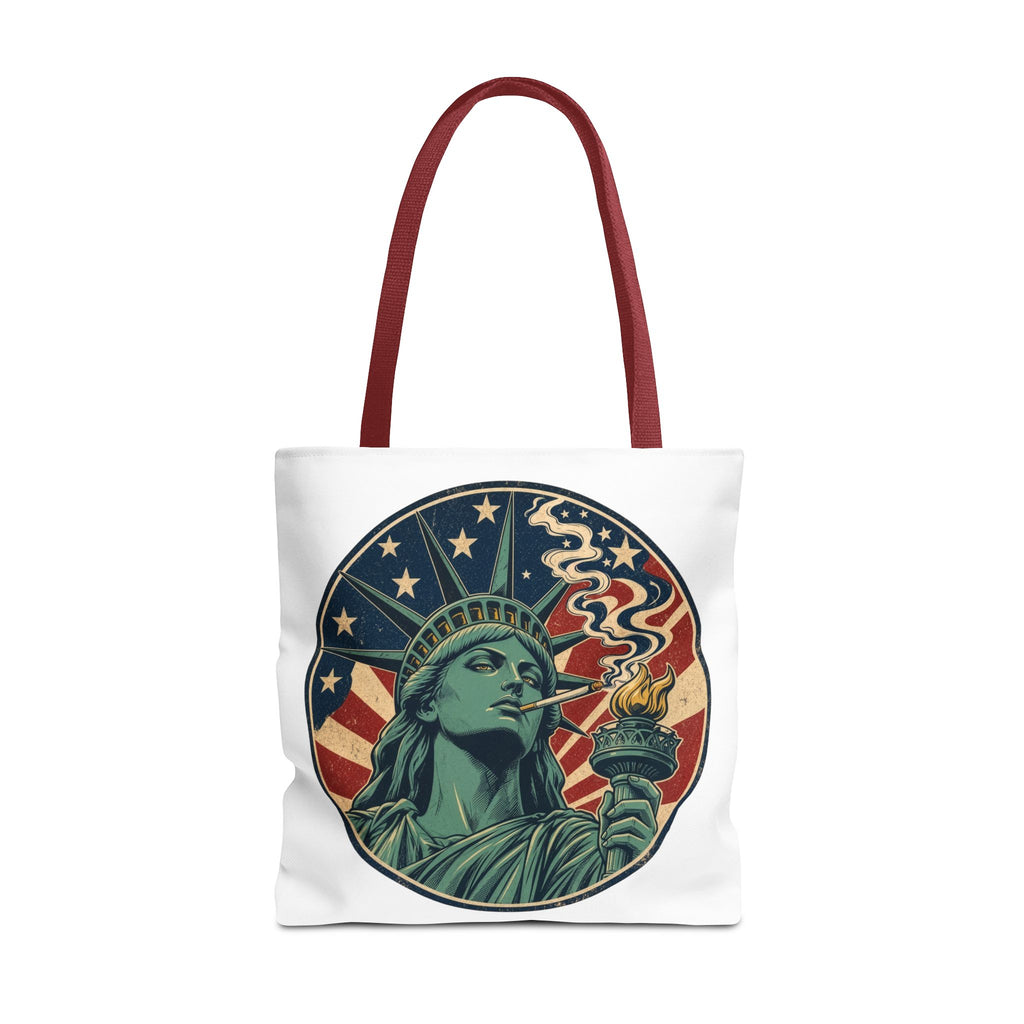 Lady Liberty Tote Bag | Patriotic Canvas Bag