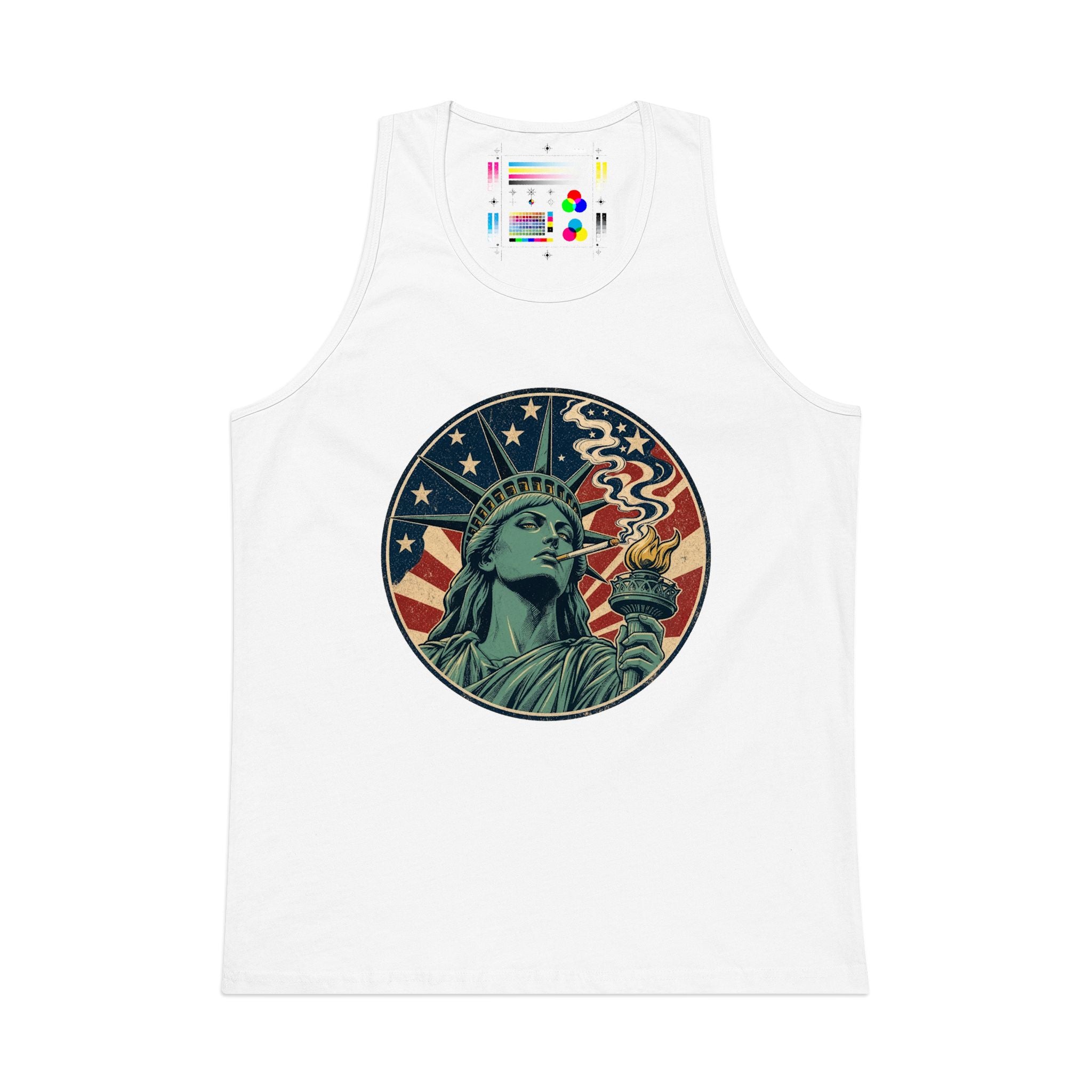 Lady Liberty Tank Top | Patriotic Graphic Tank