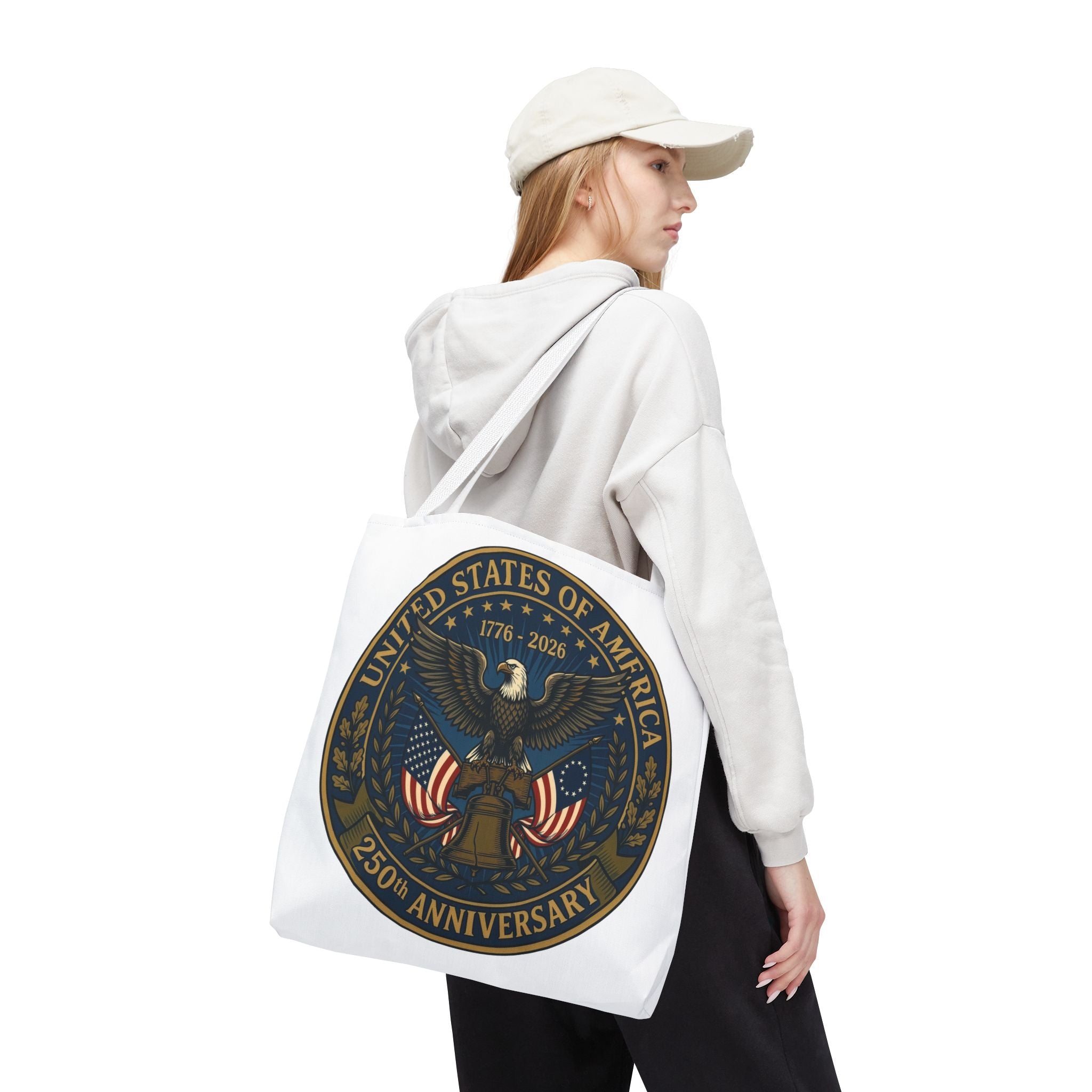 American Eagle Tote Bag | Patriotic Canvas Bag