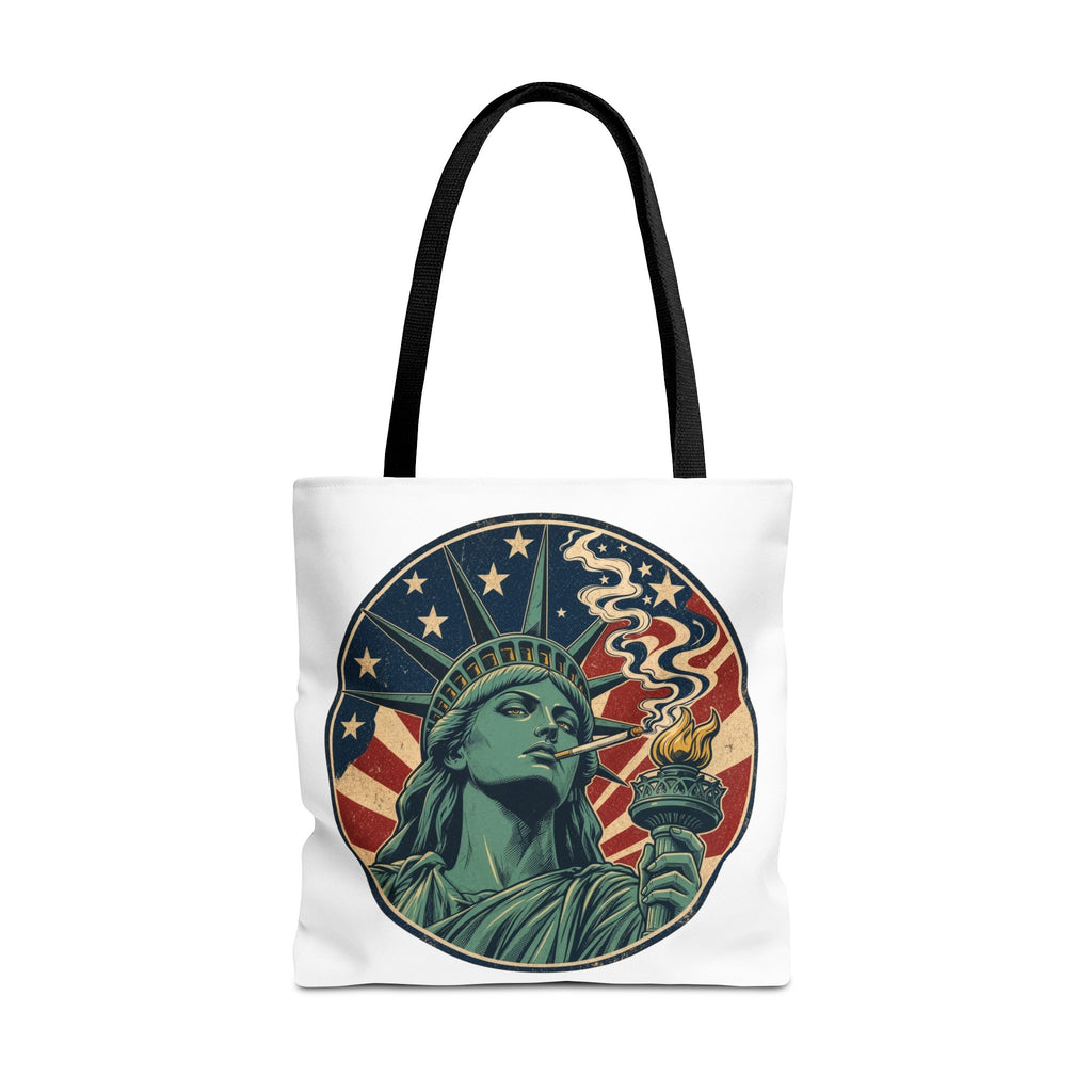 Lady Liberty Tote Bag | Patriotic Canvas Bag