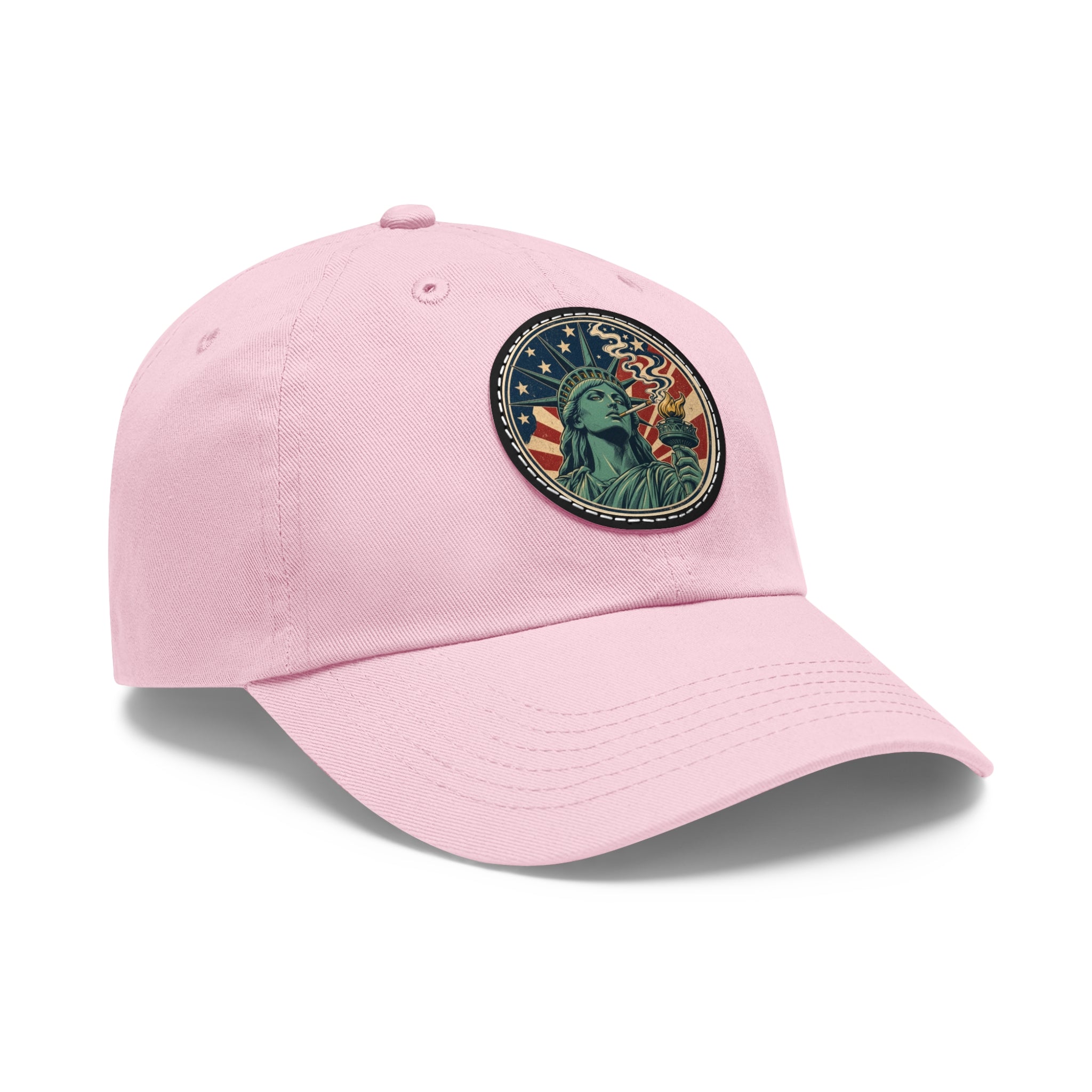 Statue of Liberty Dad Hat | Leather Patch