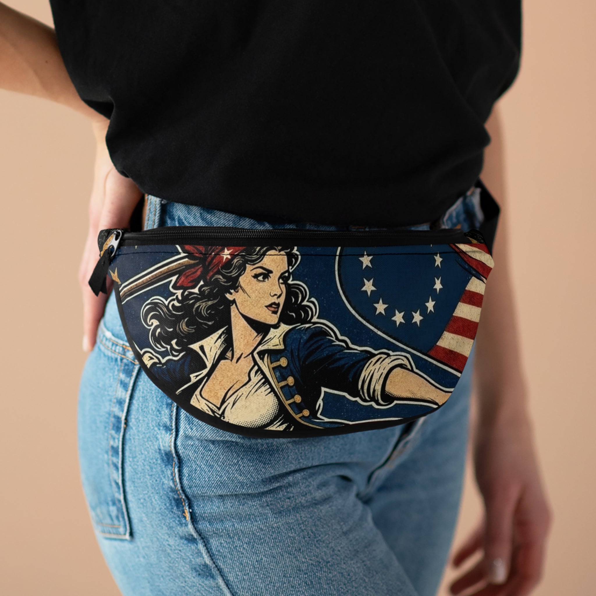 Betsy Ross Fanny Pack | Patriotic Waist Bag