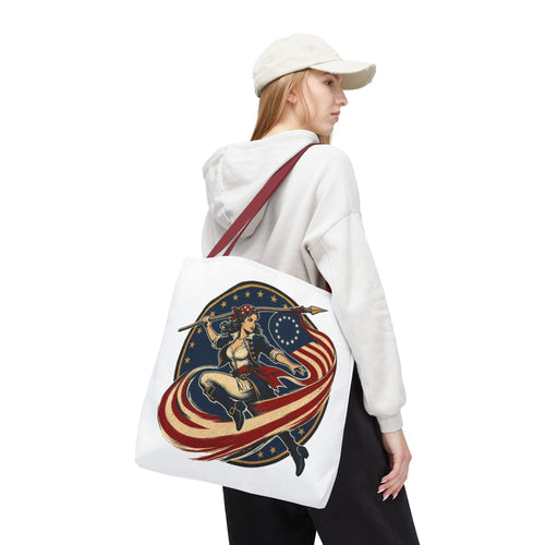 Betsy Ross Tote Bag | Patriotic Canvas Bag