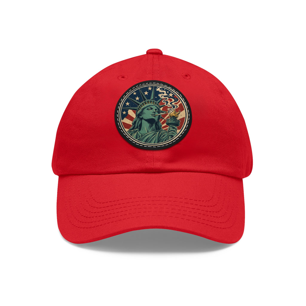Statue of Liberty Dad Hat | Leather Patch