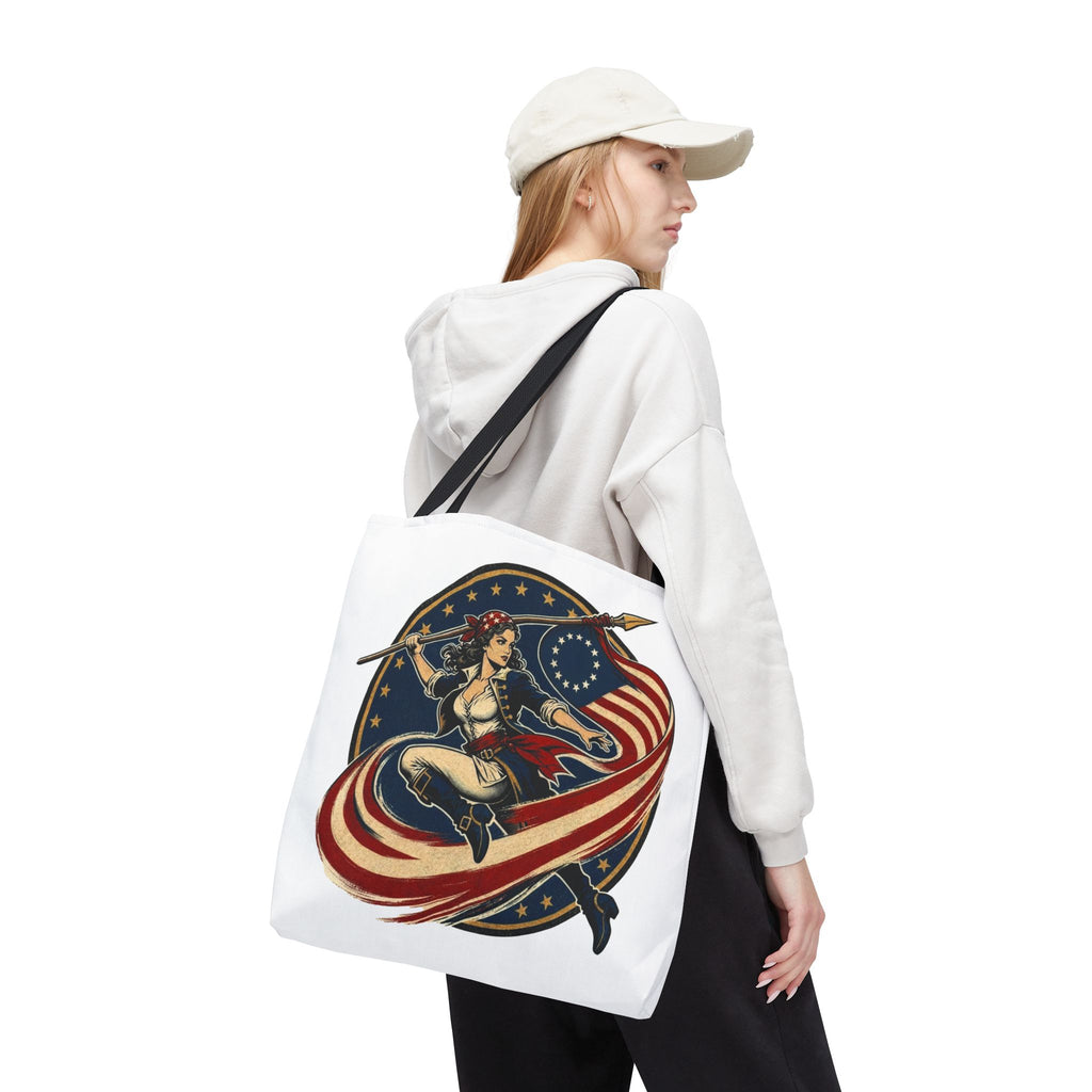 Betsy Ross Tote Bag | Patriotic Canvas Bag