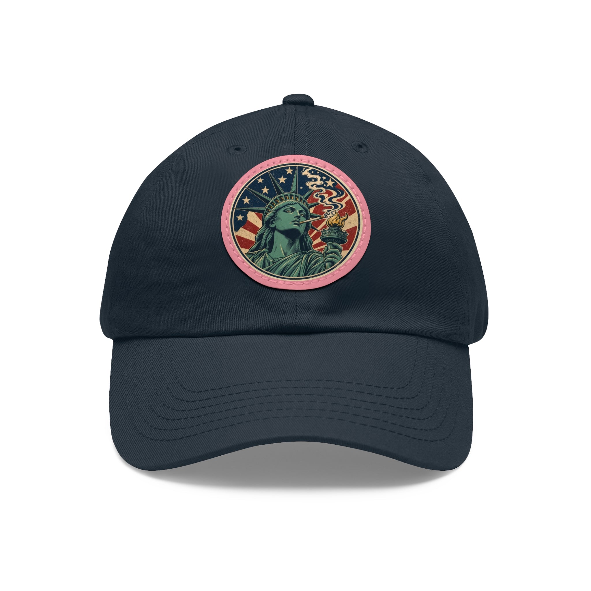 Statue of Liberty Dad Hat | Leather Patch