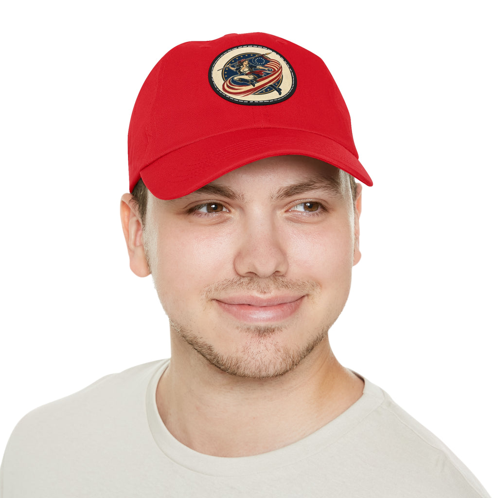 Betsy Ross Dad Hat | Leather Patch