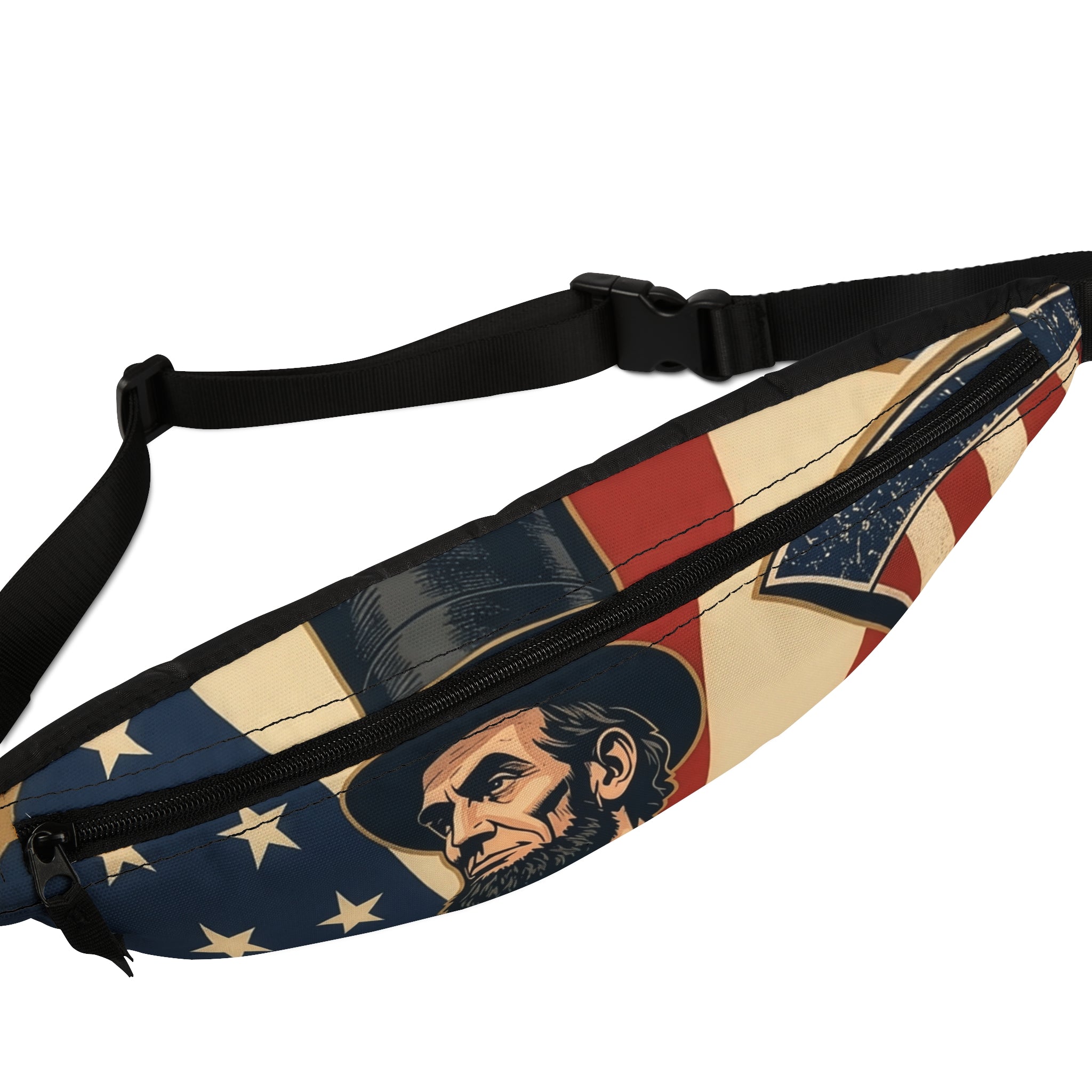 Lumberjack Abe Fanny Pack | Patriotic Waist Bag