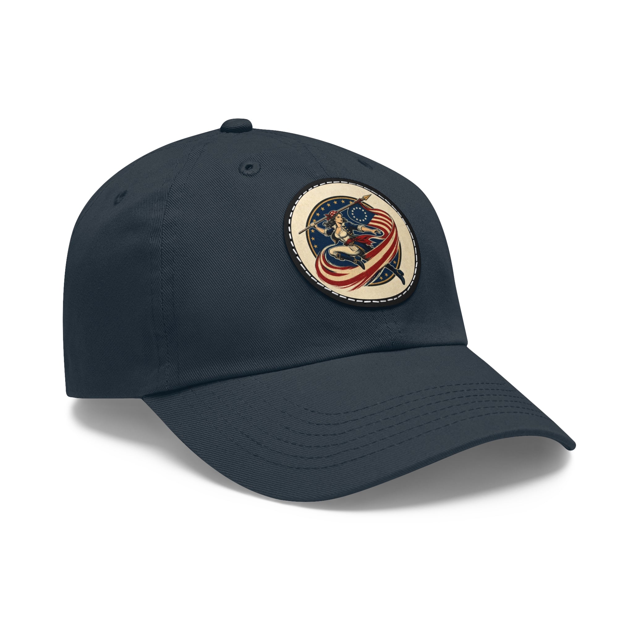 Betsy Ross Dad Hat | Leather Patch