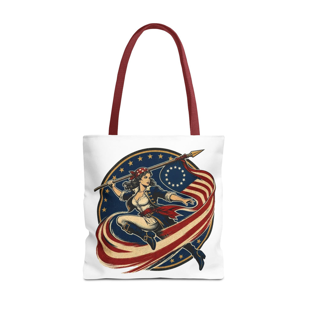 Betsy Ross Tote Bag | Patriotic Canvas Bag