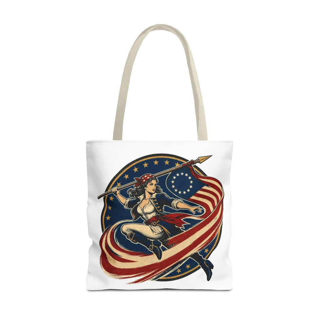 Betsy Ross Tote Bag | Patriotic Canvas Bag