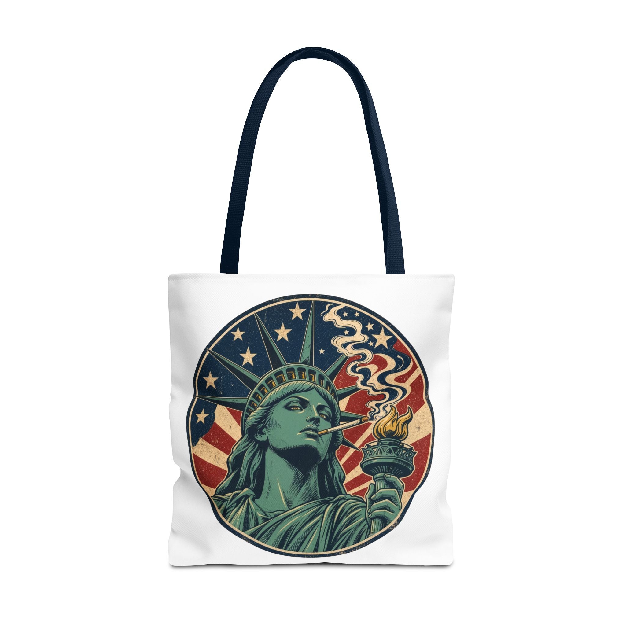 Lady Liberty Tote Bag | Patriotic Canvas Bag