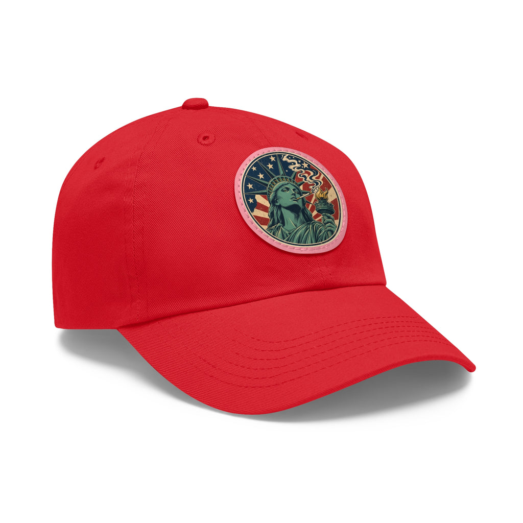 Statue of Liberty Dad Hat | Leather Patch