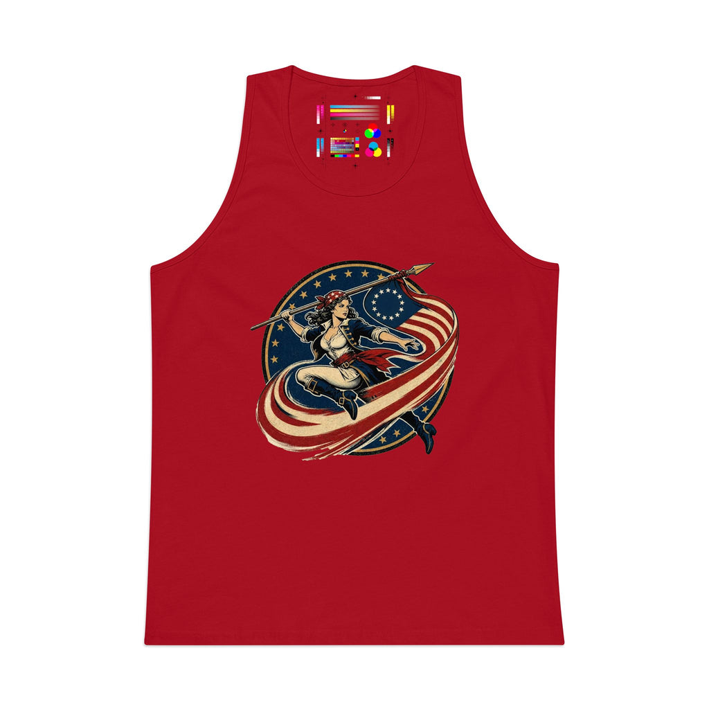 Betsy Ross Tank Top | Patriotic Graphic Tank