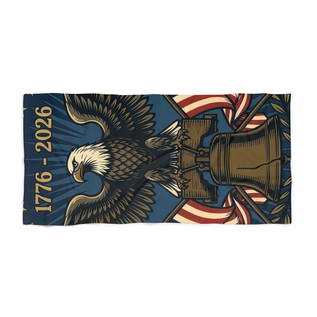 Liberty Eagle Beach Towel | 250th Anniversary Patriotic Towel