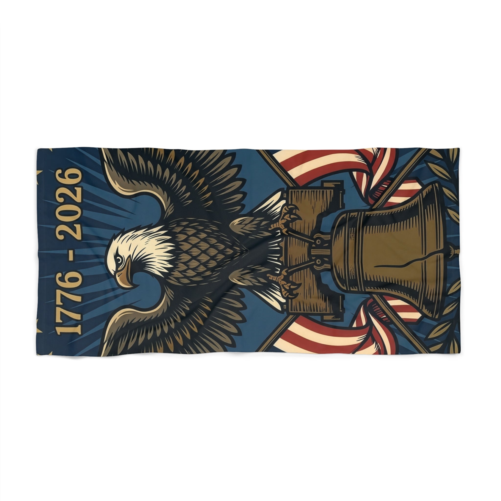 Liberty Eagle Beach Towel | 250th Anniversary Patriotic Towel